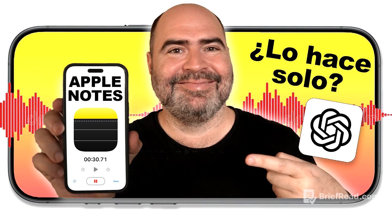 Apple Notas + Voz + AI: esto no lo cuenta nadie!