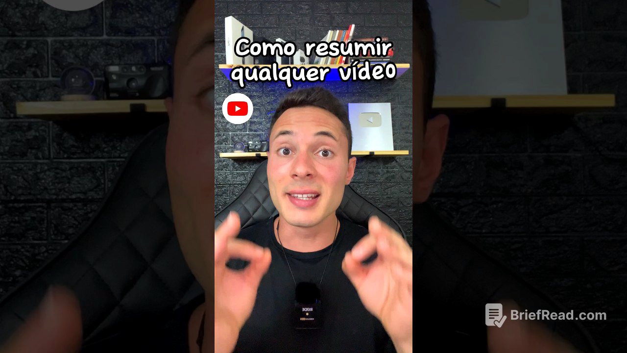 Ferramenta incrível resume vídeos do YouTube #dicas #youtube #resumo #inteligenciaartificial
