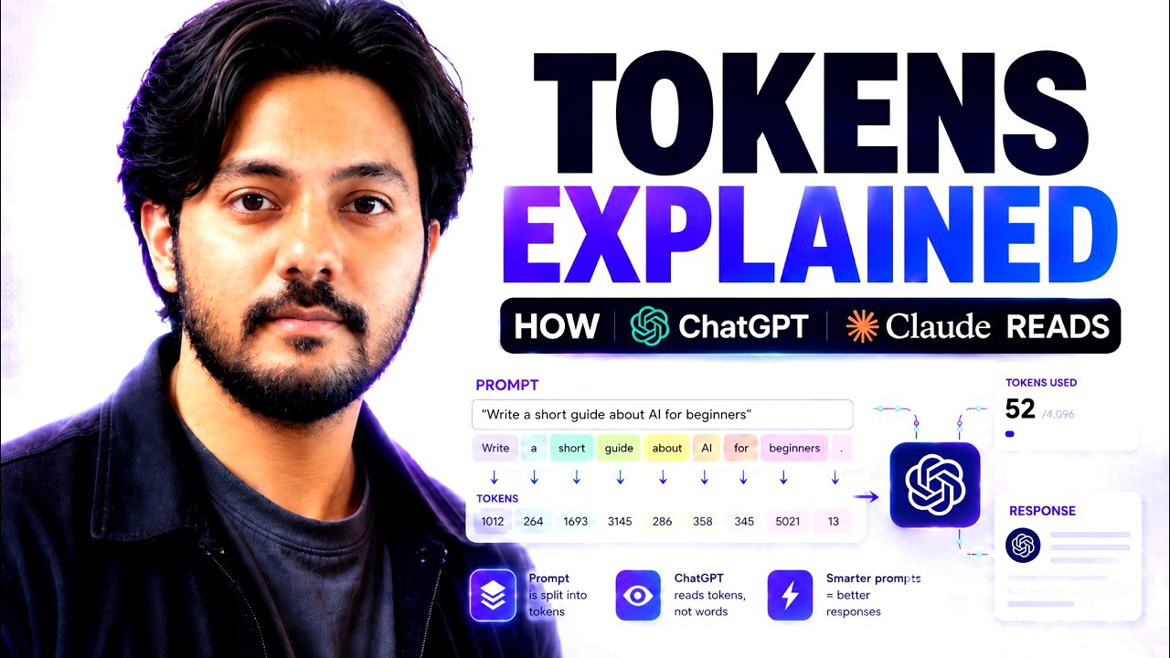 Stop Wasting Tokens - How Claude / ChatGPT Actually Reads Your Prompt | Tokens Explained Visually