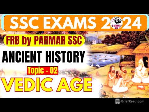 ANCIENT HISTORY FOR SSC | VEDIC AGE | FRB