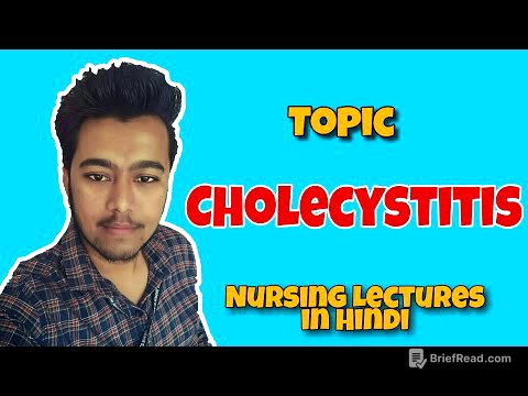 Cholecystitis ( Infection in gall bladder) [ Nursing lecture in hindi M.S.N 1st ]