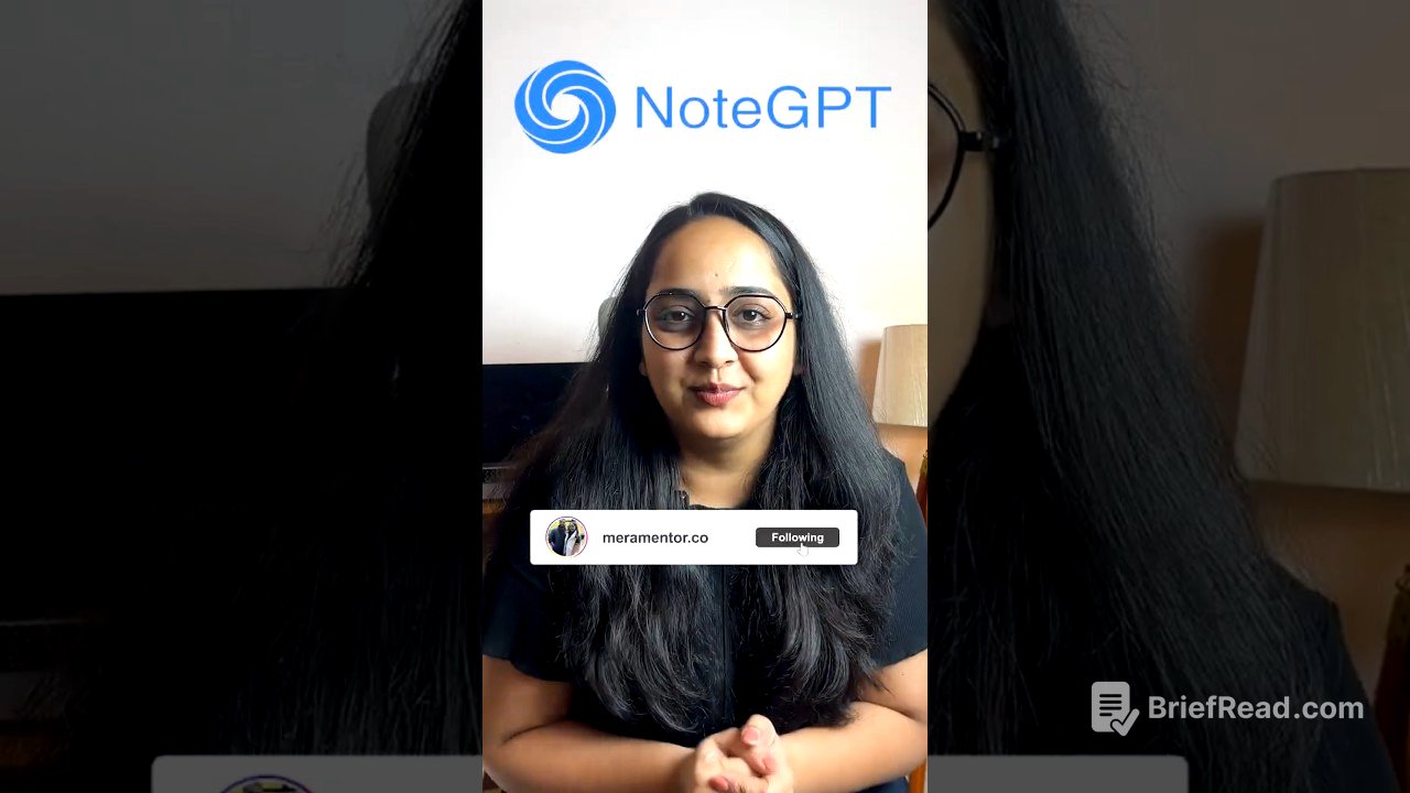 Best AI Tool for students: Get youtube video notes,summary and transcript in seconds!