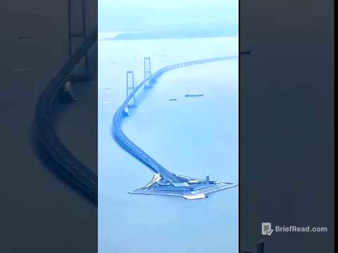 👉 World’s Longest Sea Bridge 😳 Cars Go Underwater!