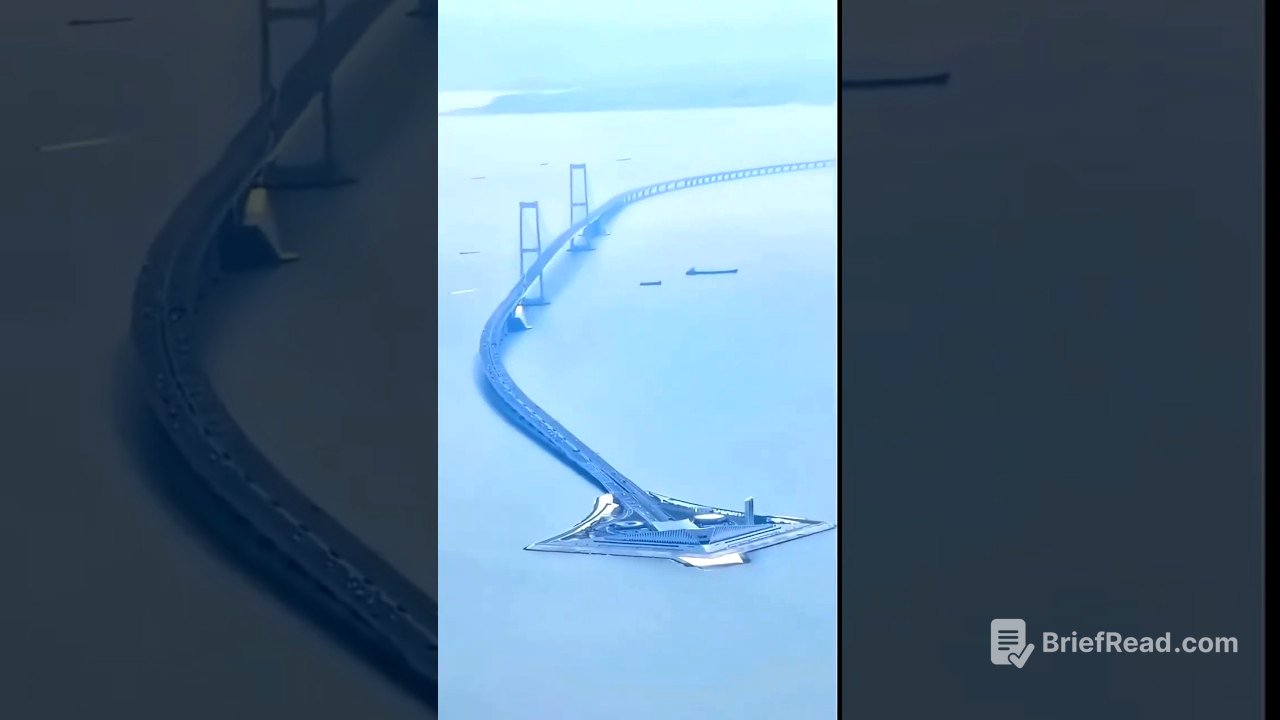 👉 World’s Longest Sea Bridge 😳 Cars Go Underwater!