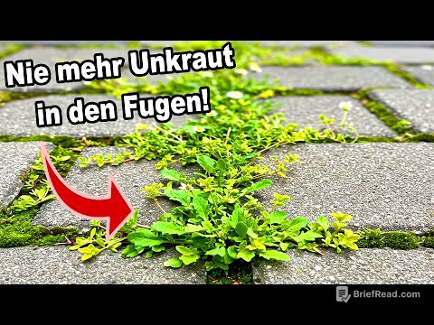 Was wirklich dauerhaft gegen Unkraut in den Fugen hilft!