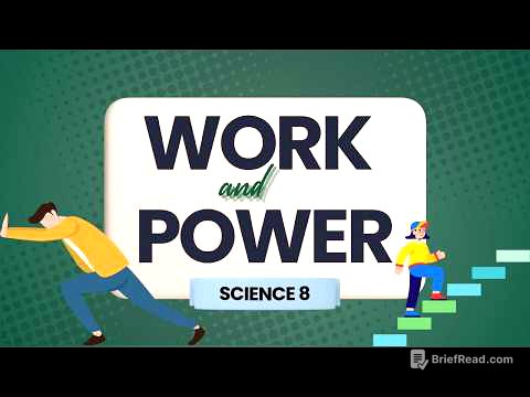 Quarter 4: Science 8 Week 4 | Work and Power |  MATATAG Curriculum