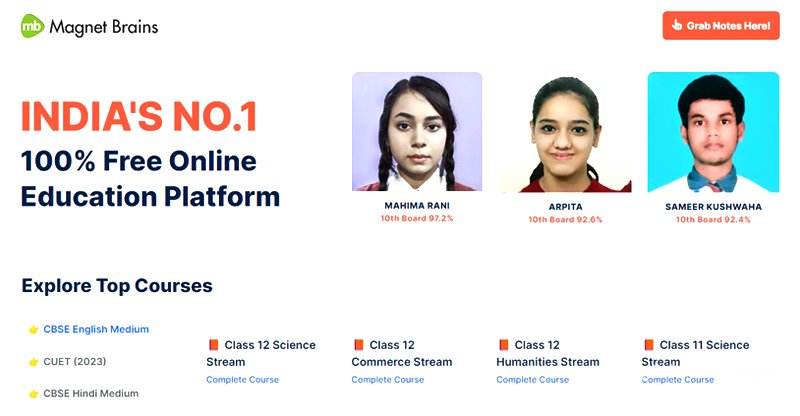 Magnet Brains - India's Best 100% Free Online School Courses