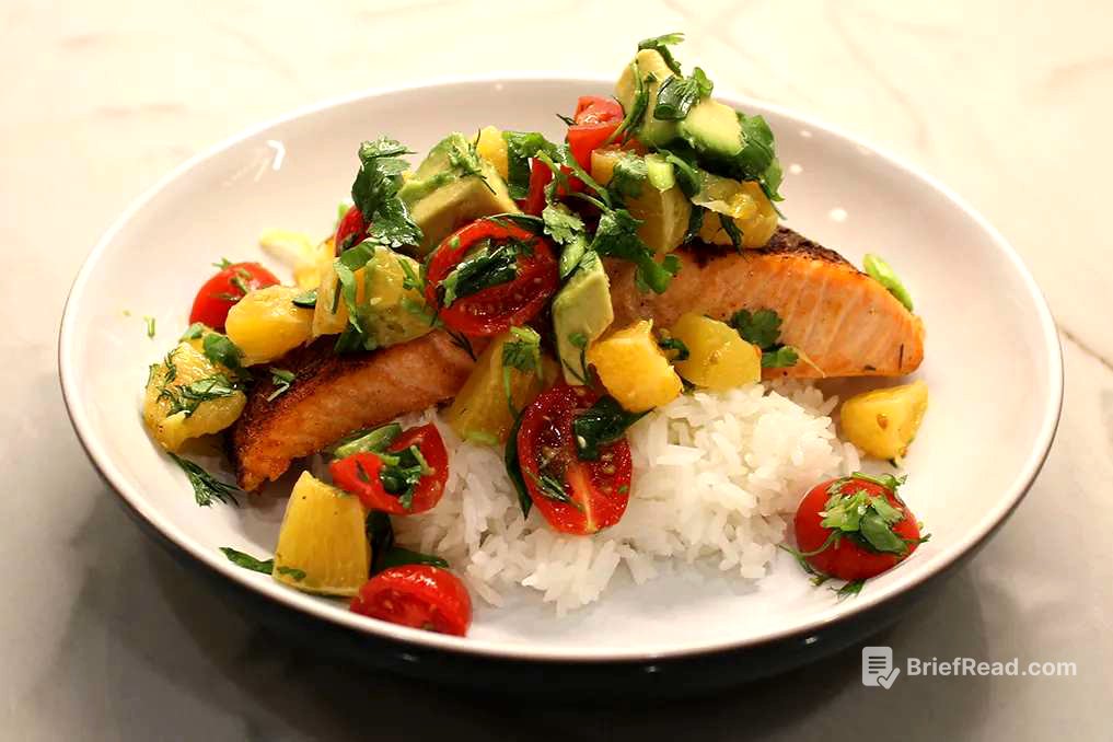 Salmon with orange salsa - Zeale