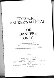 Top Secret Bankers Manual By Thomas Schauf : Free Download, Borrow, and Streaming : Internet Archive