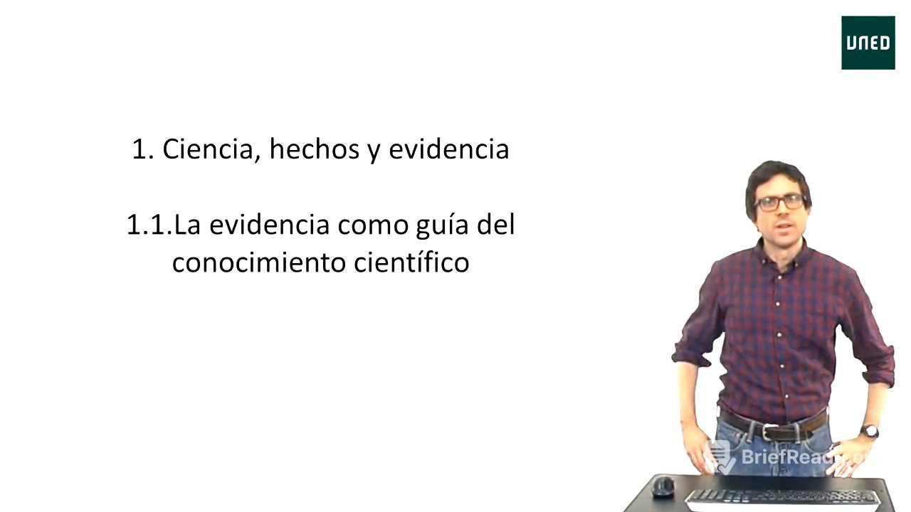 Canal UNED - La evidencia como guía del conocimiento científico
