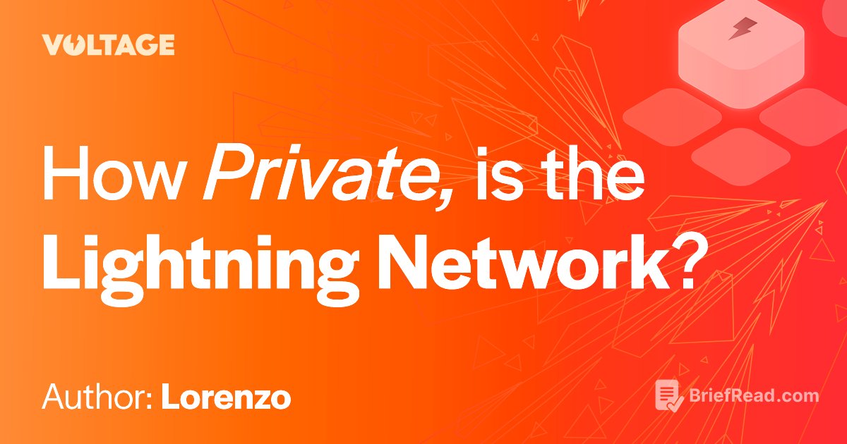 The Ultimate Lightning Network Privacy Explainer | Voltage Blog