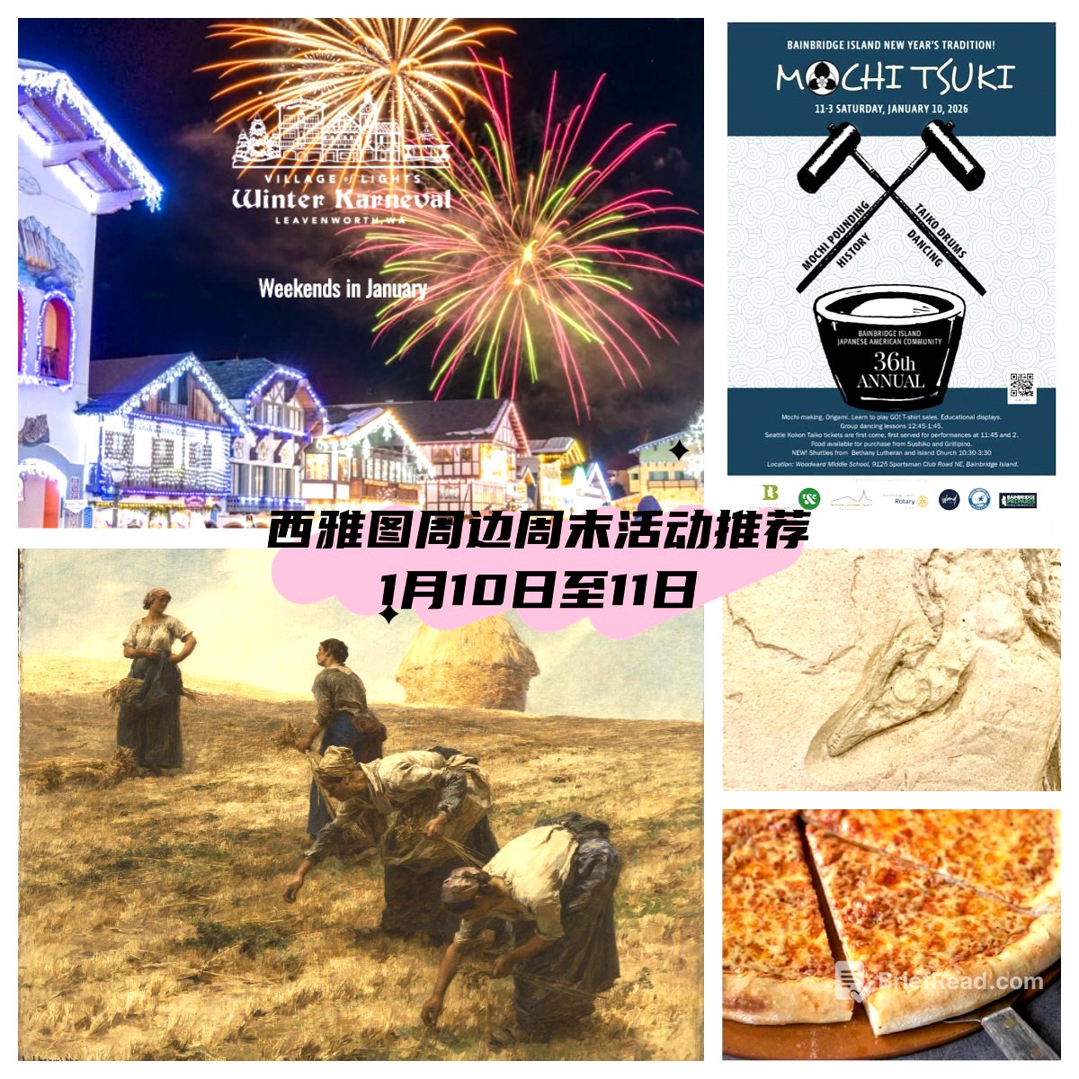 西雅图周边周末精彩活动推荐：1月10日至11日 - 西雅图中文电台 Chinese Radio Seattle