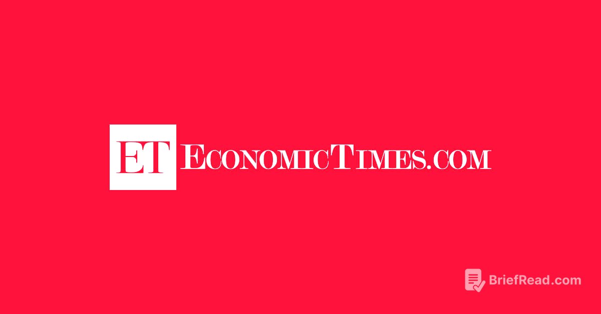 Business News Live, Share Market News - Read Latest Finance News, IPO, Mutual Funds News - The Economic Times