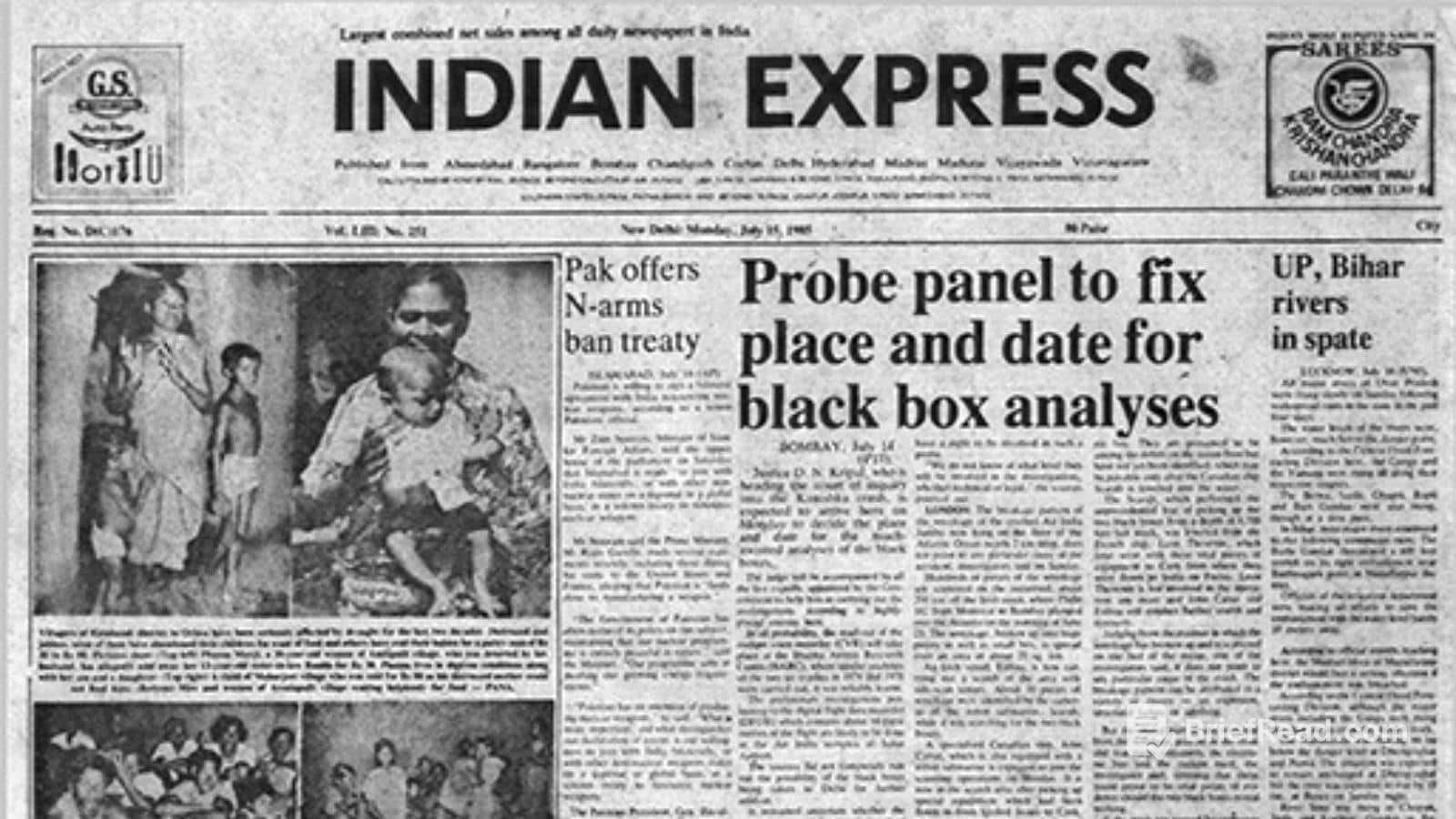 July 15, 1985, Forty Years Ago: Black box analyses | The Indian Express