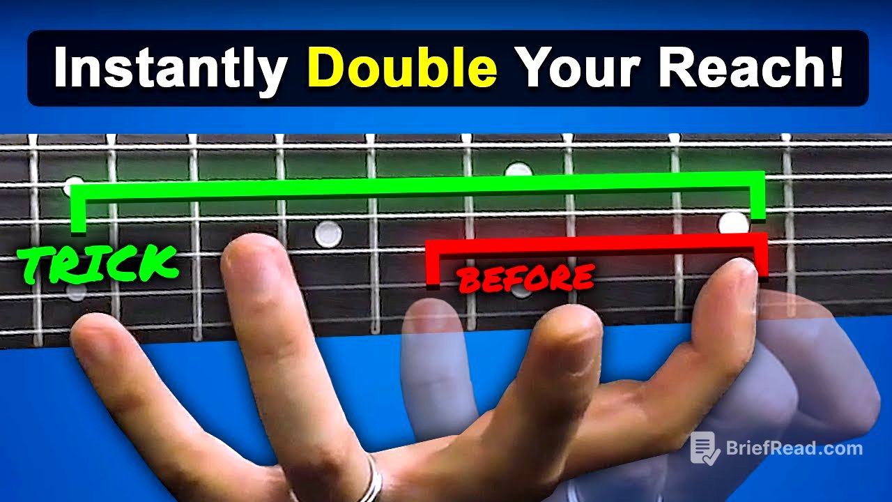 Reach MORE Frets Instantly Using this SIMPLE Trick (any hand size)