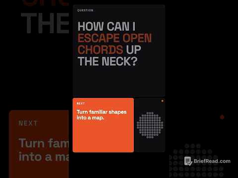 Escape Open Chords: Your First CAGED Map