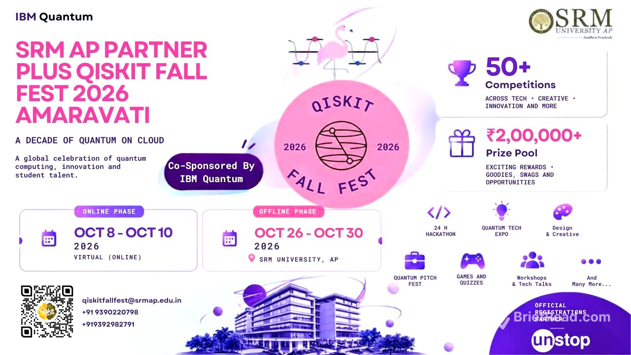PARTNER PLUS QISKIT FALL FEST | SRM-AP 2026