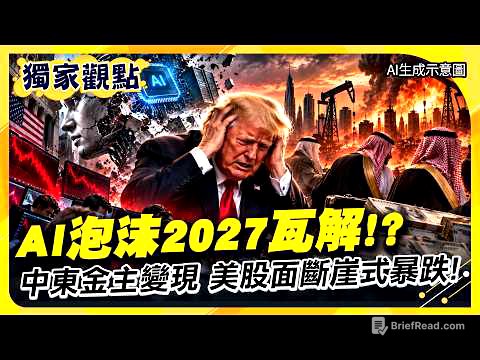 AI泡沫2027全面瓦解!? 美股倒V已成型 戰火逼中東金主拋科技股變現 華爾街套利失敗抽腿美股斷崖式暴跌 #環球大戰線 #寰宇新聞