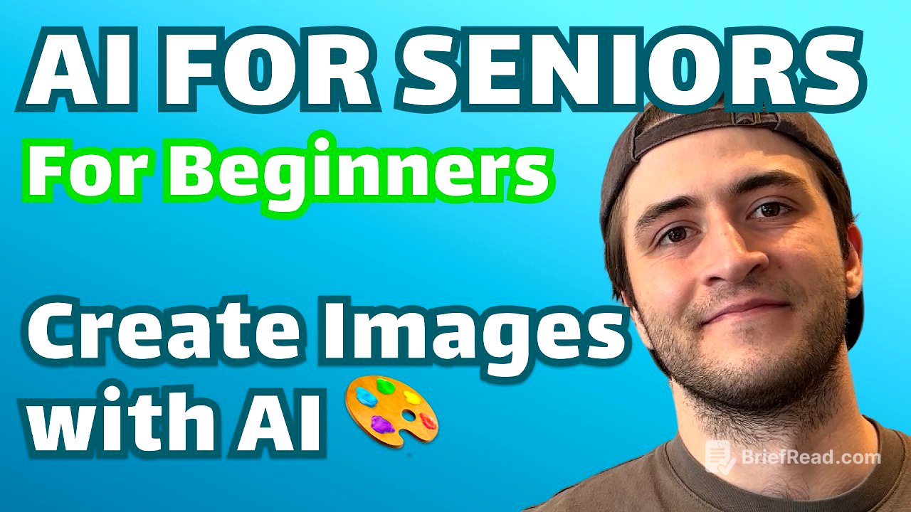 AI for Seniors: How to Create & Edit Images with AI. Beginner Friendly Introduction