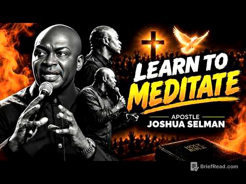 LEARN TO MEDITATE | Apostle Joshua Selman | Transform Your Mind Through God’s Word