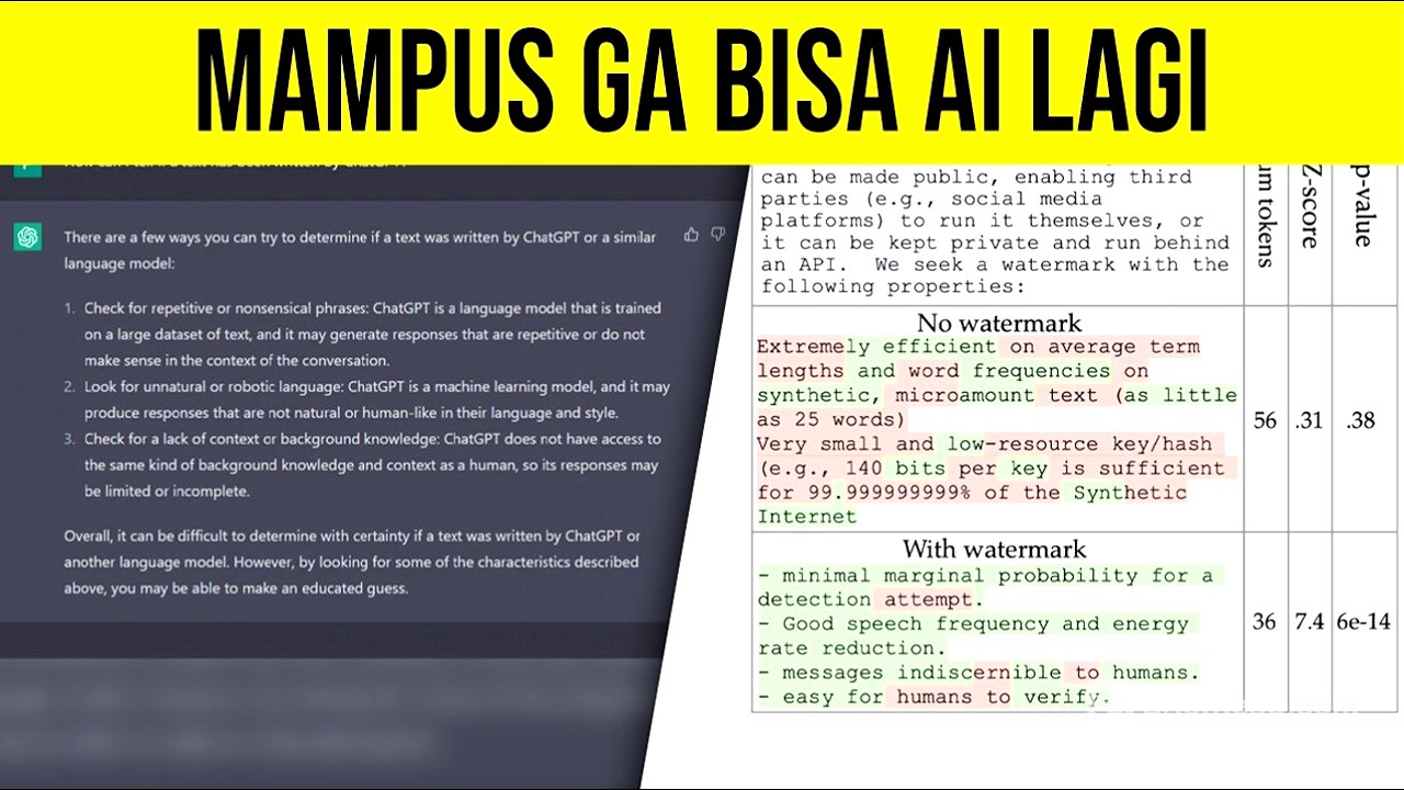 Sekarang Text AI Wajib Watermark