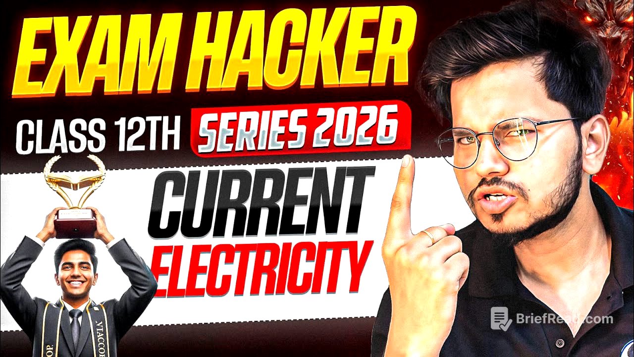 ⚡ Current Electricity One Shot 🔥 | Class 12 Physics Chapter 3 | Board Exam 2025–2026 | Munil sir