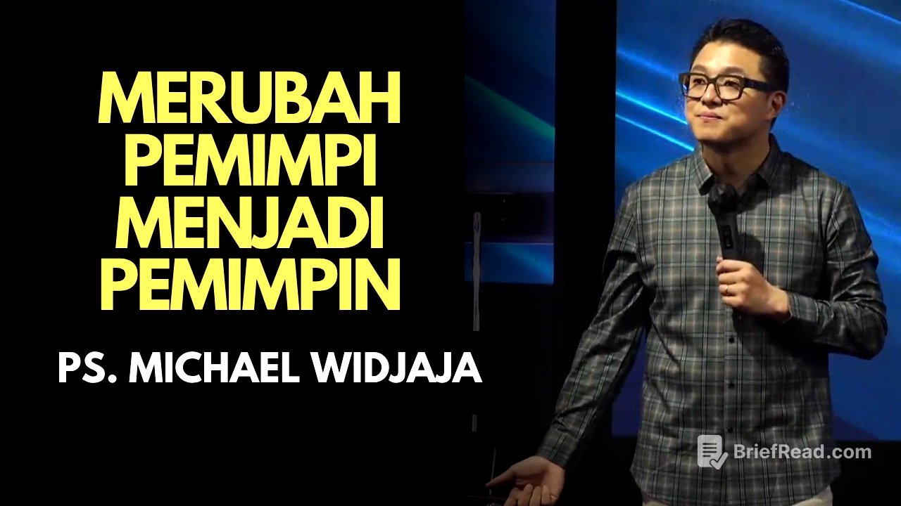 MERUBAH PEMIMPI MENJADI PEMIMPIN | PS MICHAEL WIDJAJA #michaelwidjaja #khotbahkristen
