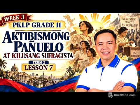 PKLP Term 2 Lesson 7: Kilusang Feminista- Panuelo at Sufragista (Week 3) 1/3