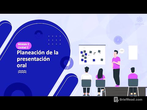 [M3U2]  Planeación de la presentación oral