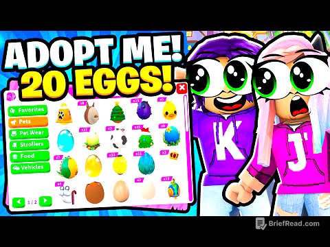 We hatched 20 different eggs on Adopt Me! | Roblox