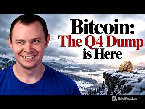 Bitcoin: The Q4 Dump is Here