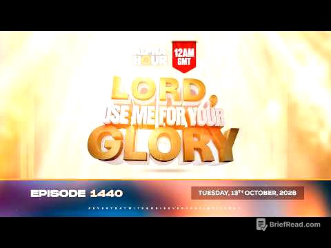 ALPHA HOUR EPISODE 1440 || LORD USE ME FOR YOUR GLORY || TUESDAY OCTOBER 13TH, 2026