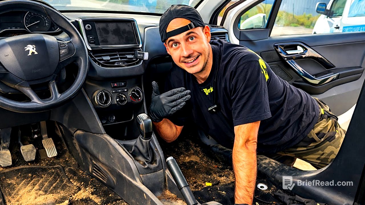 DÉFI IMPOSSIBLE ? Nettoyer une voiture TRÈS sale en 3 heures