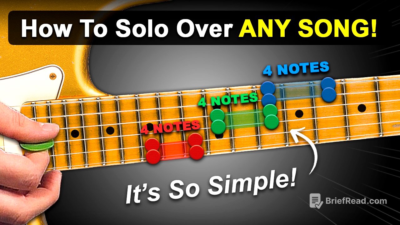 How to Solo over Any SONG or Chords by LISTENING to Them!
