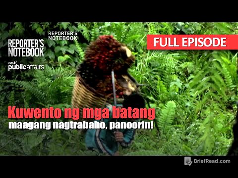 Kuwento ng mga batang maagang nagtrabaho, panoorin! (Full Episode) | Reporter's Notebook