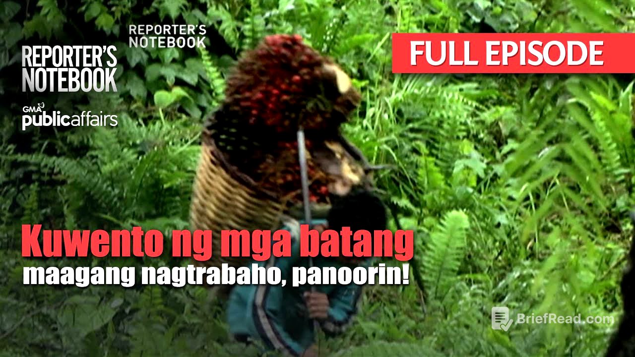 Kuwento ng mga batang maagang nagtrabaho, panoorin! (Full Episode) | Reporter's Notebook