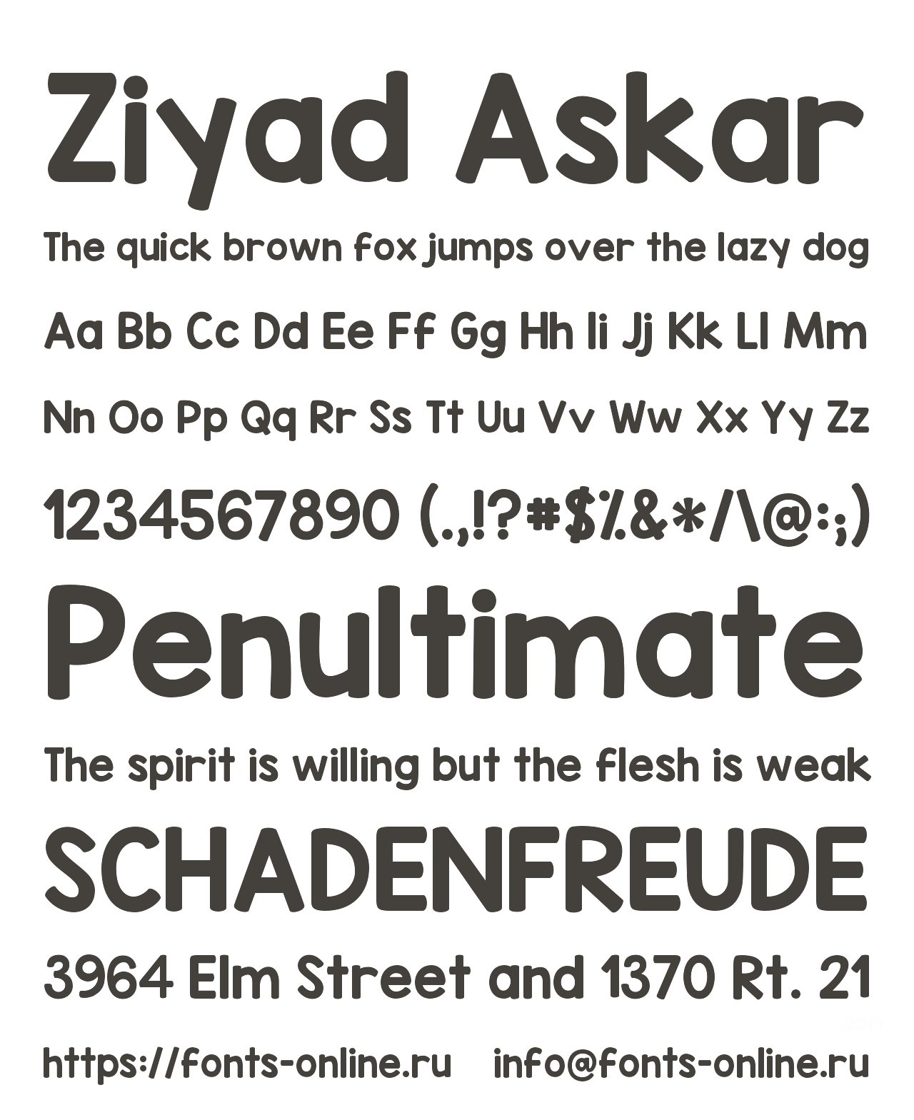 Ziyad Askar font