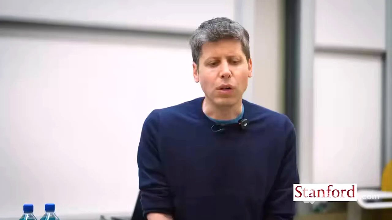 Mayor. on X: "OpenAI CEO Sam Altman: “you don’t need to write prompts anymore.” in a 38-minute lecture for Stanford students, he explains how to use ChatGPT in ways most people never do. a friend sent me the recording, and after watching it, i realized i was probably using only 15% of what ChatG… / X