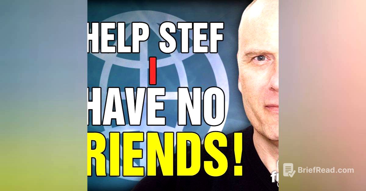 6087 HELP STEF I HAVE NO FRIENDS! FREEDOMAIN CALL IN SHOW