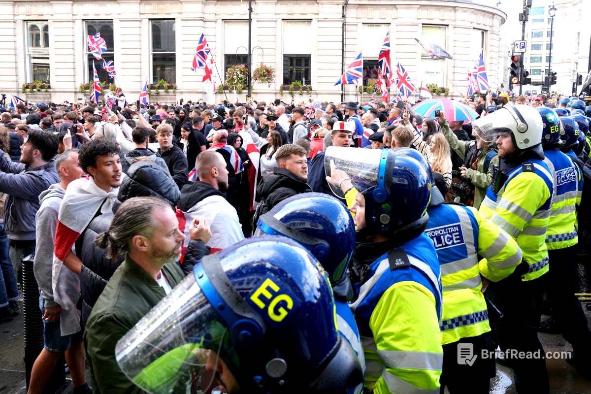 London protests live: Musk tells Tommy Robinson protesters ‘fight back or die’ as nine arrested during huge march | The Independent