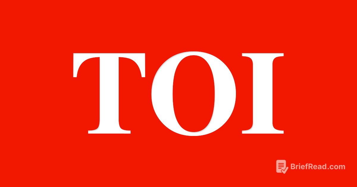 TOI - Breaking News, Latest News, India News, World News, Bollywood, Sports, Business and Political News | The Times of India